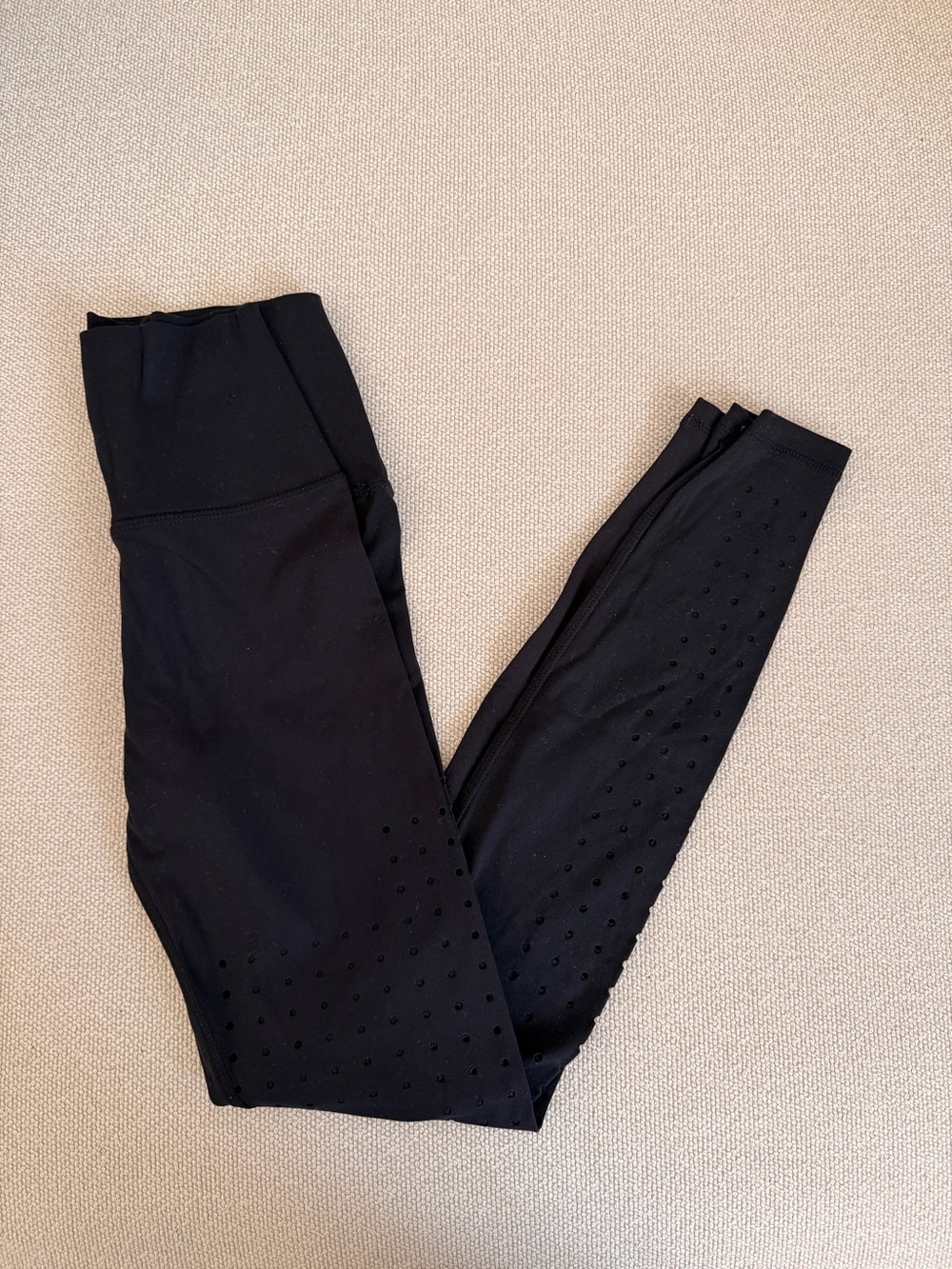 Black Glyder Leggings with Subtle Stud Detailing